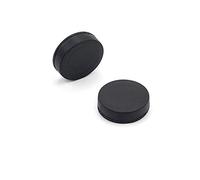 Aimant en Néodyme N42 en Revêtement en Caoutchouc - 21,5mm de diamètre x 6,1mm D'Épaisseur - 6,2kg - Pack de 2