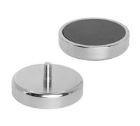 Aimant en Pot Ferrite Avec Fil Externe M10 Pour Les Arts, L'Artisanat, la Fabrication de Modèles, Le Bricolage, Les Passe-Temps et la Maintenance - 80mm dia x 18mm D'Épaisseur 57kg - Pack de 4