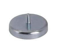 Aimant en Pot Ferrite Avec Fil Externe M5 Pour Les Arts, L'Artisanat, la Fabrication de Modèles, Le Bricolage et Les Passe-Temps - 40mm dia x 8mm D'Épaisseur - 11,4kg de Traction