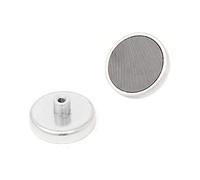 Aimant en Pot Ferrite Avec Fil Interne M5 Pour Les Arts, L'Artisanat, la Fabrication de Modèles, Le Bricolage et Les Passe-Temps - 40mm dia x 8mm D'Épaisseur - 5,9kg de Traction - Pack de 4