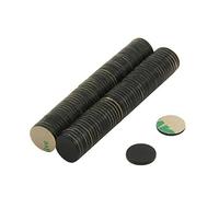 Aimant Époxy Noir Adhésif N42 Pour Les Arts, L'Artisanat, la Fabrication de Modèles, Le Bricolage, Les Passe-Temps - 10mm dia x 1mm - 0,58kg Pull - South - Pack de 100