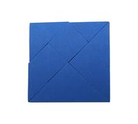 Aimant Experts Tangram-bu-10 coloré éducatif Tangram, Logic puzzle et Maths, Bleu (lot de 10)