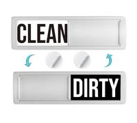 Aimant for lave-vaisselle « Propre/Sale » / Décoration de cuisine/Facile à lire et à faire glisser/Autocollant magnétique puissant « Propre/Sale » for lave-vaisselle