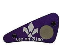 Formula E-bike Magnet Disc Brake Caliper Adapter Violet 180 mm Black