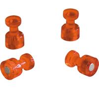 Aimant Franken HMH1805 rond 11x18mm orange 4 pcs/pack.