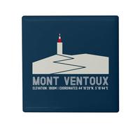 Aimant Frigo Céramique Carré - Mont Ventoux Vélo France Cyclisme Tour - Format 5x5cm -Magnet Décoratif Souvenir pour Réfrigérateur et Tableau Magnétique Imprimé en France