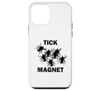 Aimant Humoristique en Forme de Tique - Noir Coque pour iPhone 12 Mini