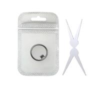 Aimant œil de chat en forme d'anneau pour ongles, Y et anneau (large faisceau, cœur, français), aimant creux œil de chat pour ongles, gel œil de chat portable pour bricolage, débutants et artistes des