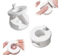 Aimant œil de chat rotatif à 360°, ventouse automatique en verre de l'ongle œil de chat avec force magnétique uniforme, outil d'ongle adapté aux débutants pour un effet brillant facile à faire