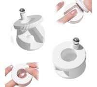 Aimant œil de chat rotatif, aspiration automatique des perles de verre des ongles œil de chat, aimants rotatifs à 360 ° pour ongles, outil d'ongles pour débutants pour femmes et filles (blanc * 1)