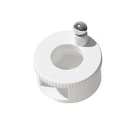 Aimant œil de chat rotatif, aspiration automatique des perles de verre pour ongles œil de chat,corps principal rotatif à 360°,force magnétique uniforme et excellente absorption de la lumière (Blanc)