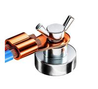 Aimant Magnétique Soudure - 143g Laiton Et Aimant 3,7cm Porte-Électrodes Réglable Forte Suction, Fixation Sécurisée Pour Pièces Métalliques Soudage Découpe, Extrémité Fil Cuivre Épaissi Haute Capacité