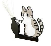 Aimant moustache chat - Adorable décoration acrylique avec large ouverture | Décoration commémorative pour animaux de compagnie | pour réfrigérateurs, machines à laver, bureaux et de chambre