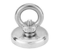 Aimant Nã©Odyme 350 Kg/450 Kg/600 Kg Avec Corde De 10 M Pour Dã©Tecter Les Trã©Sors Mã©Talliques, 48 Mm