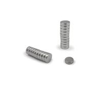 Aimant Néodyme 10x3mm - GENERIQUE - Blanc - Nickel