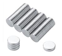 Aimant Néodyme,60 Pièce Aimant Néodyme Petit Aimant Rond Aimant Puissant Aimant Plat Aimant Frigo Decoratif pour Artisanat,Tableau,Bureau,Maison,Cuisine,Réfrigérateur,Images de Bricolage Petit Aimant