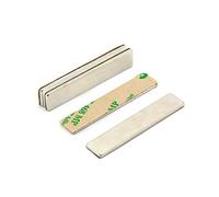 Aimant Néodyme Adhésif N42 Pour Les Arts, L'Artisanat, la Fabrication de Modèles - 50mm x 10mm x 2mm D'Épaisseur - 5,5kg de Traction - Nord - Pack de 100