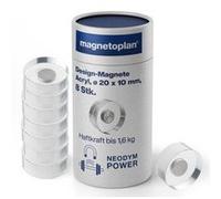 Aimant néodyme Design, diamètre: 20 mm