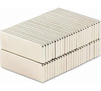 Aimant néodyme N50 20x4x2mm bloc parallélépipédique 1 pièce Aimants très puissants pour tableaux magnétiques en verre, tableau magnétique, tableau blanc, tableau noir, tableau d'affichage, réfrigérate