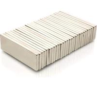 Aimant néodyme N50 30x10x2mm bloc parallélépipédique 20 pièces Aimants très puissants pour tableaux magnétiques en verre, tableau magnétique, tableau blanc, tableau noir, tableau d'affichage, réfrigér