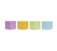 Aimant néodyme Wood Series Cube, coloré