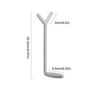 Aimant Ongles Effet Œil De Chat Forme Y Fil Fer 2,22cm Accessoire Manucure Motif Cœur Pour Vernis Gel Magnétique Usage Salon Maison Voyage