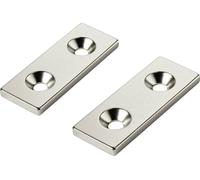 Aimant permanent rectangulaire N35 température limite (max.) : 80 °C Components W40L15T3-2M4