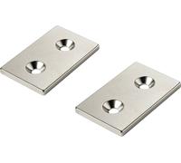 Aimant permanent rectangulaire N35 température limite (max.) : 80 °C Components W40L25T5-2M4