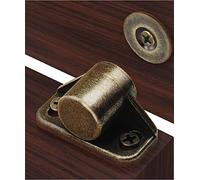 Aimant Porte Placard, Aimant De Porte Sunivaca 4 Pièce Bronze Aimant Pour Porte de Placard Alliage de Zinc Aimant Fermeture Meuble Puissant Robuste pour Tiroirs Porte de Douche Aimanté Armoire