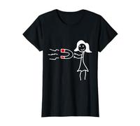 Aimant pour couple en forme de cœur pour la Saint-Valentin T-Shirt