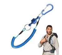 Aimant pour Épuisette - Laisse pour Canne À Pêche - Dispositif à Libération Rapide Porte-Outils Antidérapant Rétractable pour Eau Douce et Salée