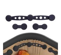 Aimant pour friteuse à air - Boucle magnétique en silicone pour fusible en papier sulfurisé | Accessoires pour friteuse à air comprimé | Pièces de rechange du support de doublure pour empêcher les