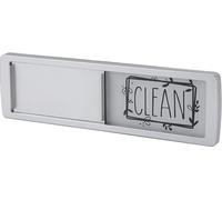 Aimant pour lave-vaisselle Indicateur de propreté et de saleté facile à lire pour lave-vaisselle avec bande adhésive double face argent (noir et blanc)