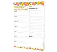 Aimant pour liste de courses de réfrigérateur, planificateur hebdomadaire | Aimant de réfrigérateur - 60 feuilles détachables - Très efficace pour le réfrigérateur