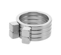 Aimant pour Nail Art Œil de Chat, Lot de 4 Pièces, Anneau | Magnétisme Circulaire Intégré, Format Léger et Compact, Usage Maison, Pratique pour Vernis Gel et Ongles Press-on
