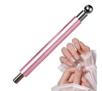 Aimant pour ongles | Aimant à double extrémité en œil de chaton | Stylo ergonomique avec perle en acier pour ongles de doigts, art polonais, femmes, adolescents, débutants, adultes