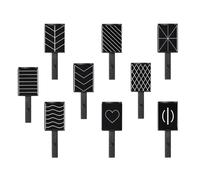 Aimant pour ongles - Coffret de 9 pièces à haute résistance | Aimants Forts pour Vernis Magnétique de Formes Variées - pour Femmes Adultes Débutantes Création Maison Salon Voyage
