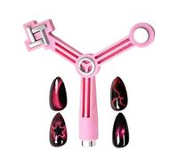 Aimant pour ongles | DIY magnétique triangulaire portatif, outils à ongles bricolage dédiés à la manucure | pour femmes adultes, débutants et expérimentés, utilisation quotidienne, voyage en intérieur