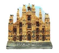 Aimant pour Réfrigérateur Duomo di Milano Milan Italie 3D Résine À La Main Artisanat Touristique Voyage Ville Souvenir Collection Lettre Réfrigérateur Autocollant
