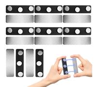 Aimant pour Rideaux, 8 Paires Aimant Rideau, Aimant Rideau de Douche Occultant pour Stores de Fenêtre Aimants pour Rideaux avec Adhésif Clips Magnétiques pour Rideaux pour Rideaux Occultants