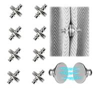 Aimant pour Rideaux,8 Paires Aimants Bouton De Rideau Boutons Magnétiques pour Rideaux pour Intérieurs et Extérieurs pour Éviter Les Fuites de Lumière