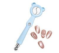 Aimant pour vernis à ongles baguette magnétique en forme d'ours 5-en-1 de | Baguette de gel à ongles scintillant pour salon mariage maison studio St-Valentin fête d'anniversaire au