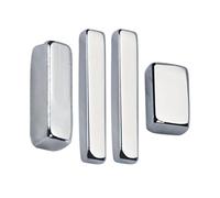 Aimant pour vernis gel œil de chat,Aimant œil de chat pour ongles,Aimant pour ongles œil de chat, forte aspiration carrée 4X - Ensemble d'outils magnétiques pour ongles pour Salon à domicile, créer di