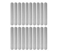 Aimant Puissant Autocollant en Acier, 20 Pièces Bandes Adhésives Métalliques pour Éclairages Magnétiques sous Les Armoires, Eéfrigérateur, Cuisine, Garage, Atelier, Bureau, Tableau Blanc