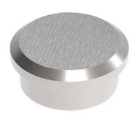 MAUL Aimant néodyme rond 22 x 9 mm – Puissant, charge jusqu'à 8 kg – Argent