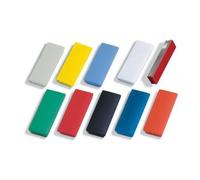magnetoplan Aimant rectangulaire 1665100 54×19×8 mm Force 1,3 kg 10 pièces Blanc