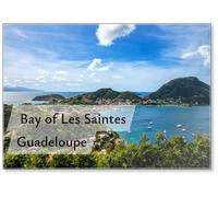 Aimant Réfrigérateur Baie des Saintes, Terre-de-haut, Iles des Saintes, Guadeloupe, Petites Antilles, Caraïbes, Design 1
