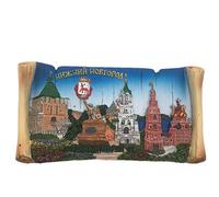 Aimant Réfrigérateur Nijni Novgorod Oblast Russie 3D Résine Fait À La Main Artisanat Touristique Voyage Ville Souvenir Collection Lettre Réfrigérateur Autocollant