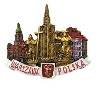Aimant Réfrigérateur Warszawa Varsovie Pologne 3D Résine Fait À La Main Artisanat Touristique Voyage Ville Souvenir Collection Lettre Réfrigérateur Autocollant