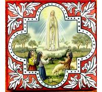 Aimant Religieux, Aimant, Image religieuse, Saints, Saints, Jésus, Madone ; Protection; Prière; (Notre-Dame de Fatima)